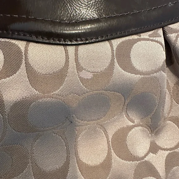 Coach Signature Canvas and Leather Handbag - Picture 10 of 10